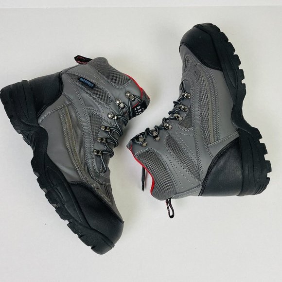 Arctic Barrier Boots Women's Size 9 Grey Black Lace Up EXCELLENT CONDITION - Picture 8 of 8